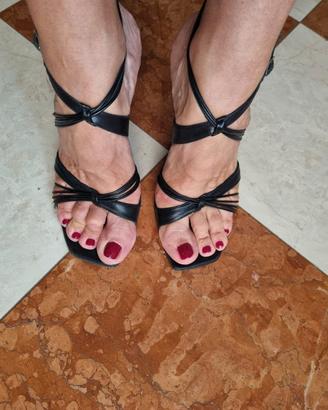 SANDALI DONNA NERI