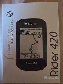 computer Bryton Rider 420 per biciclette da corsa