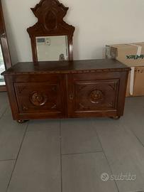 Cassapanca artigianato trentino