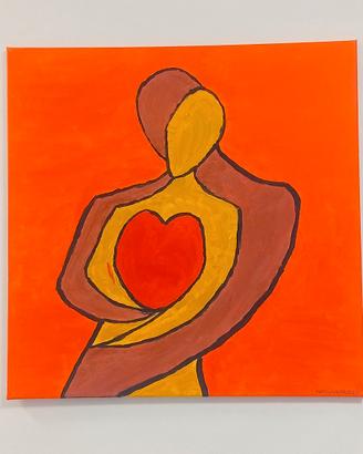 Quadro in arte Minimalista dipinto a mano su tela