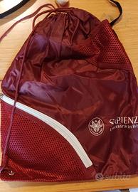 borsa a sacco foderata università Sapienza Roma