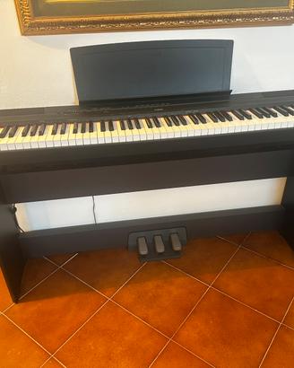 Pianoforte digitale yamaha p-115 + stand in legno