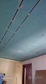 Installazione di pannelli in cartongesso