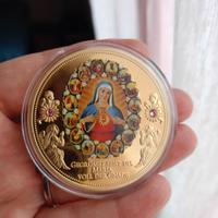 Medaglia Commemorativa "Ave Maria" (Placcata Oro)