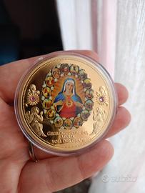 Medaglia Commemorativa "Ave Maria" (Placcata Oro)