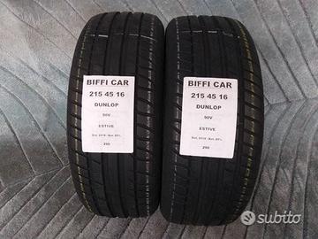 2 gomme 215 45 16 dunlop a290