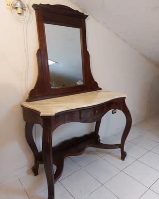 toilette  con specchiera  "mobile ballerina "