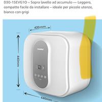 Scaldabagno 30 litri wifi imballato