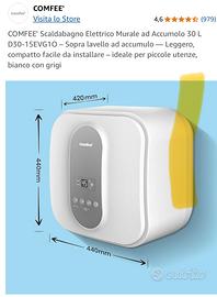 Scaldabagno 30 litri wifi imballato