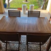 Tavolo giardino + sedie