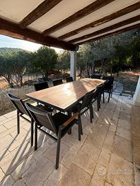 Set da giardino di design Higold York in alluminio