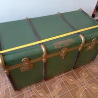 Baule vintage legno cartone 