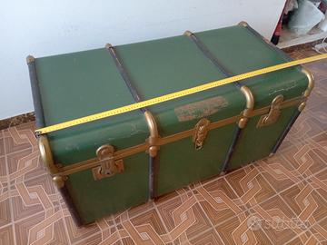 Baule vintage legno cartone 