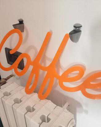 Scritta coffee