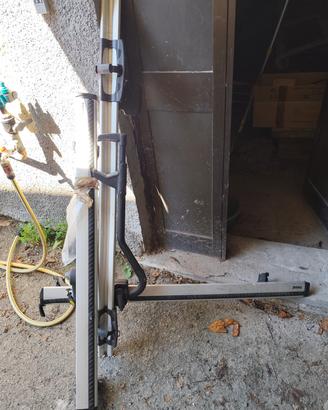 porta bici con barre thule