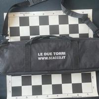 Scacchiera da torneo Le 2 Torri portatile