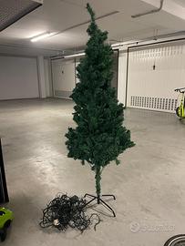 Albero di natale 170 cm + luci