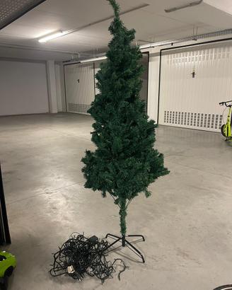 Albero di natale 170 cm + luci