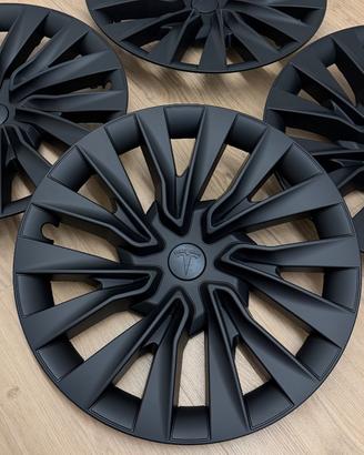 4 copri cerchi neri Nova Tesla Model 3 Premium 18