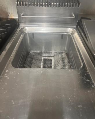 Friggitrice professionale con 1 cestello