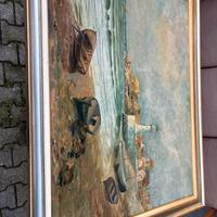 Grande quadro artista indecifrabile