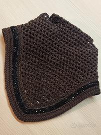 cuffia cavallo fatta a mano con glitter