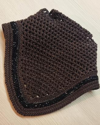 cuffia cavallo fatta a mano con glitter