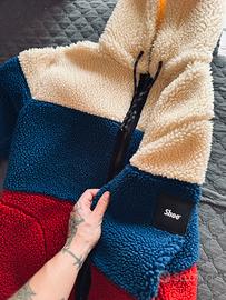 Felpa SHOE sherpa full zip con capouccio