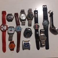Lotto 14 orologi da polso Pryngeps Swatch ecc