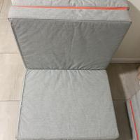 🛋️ 2 Cuscini pieghevoli IKEA – pouf - 4 sezioni