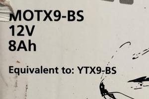 Batteria moto Motx9-bs YTX9-BS