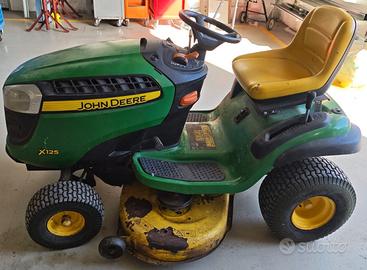 trattorino tagliaerba john deere x125