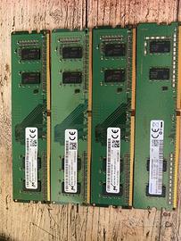 RAM DDR4 4x4Gb