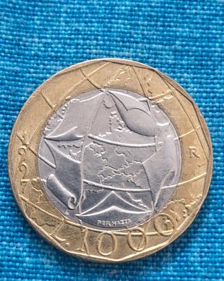 Moneta 1000 lire errata