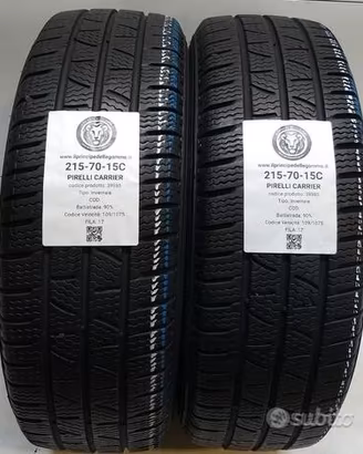 2 gomme 215 70 15c pirelli a39985