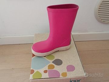 stivali  pioggia n.23 marca igor