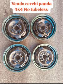 Cerchi in ferro per panda 4x4 no Tubles