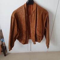 Giubbino pelle scamosciata 