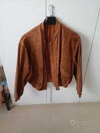 Giubbino pelle scamosciata 