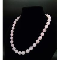 Collana da donna in quarzo rosa