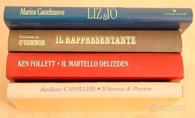 4 libri:Ken Follet, Camilleri, Joseph O'Connor, Ca