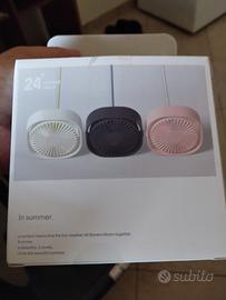 Ventilatore USB + Cavi USB + Caricabatterie + Cuff