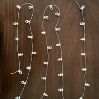 Puleggia ganci per tende a onde - 210cm, passo 6cm