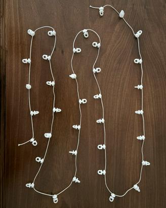 Puleggia ganci per tende a onde - 210cm, passo 6cm