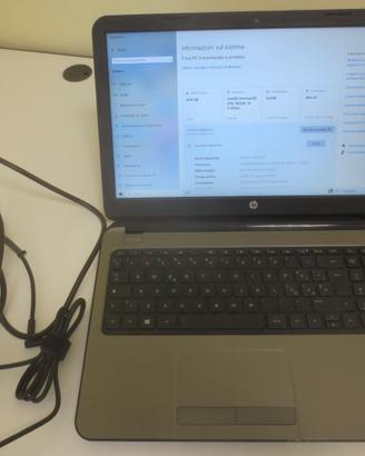 NOTEBOOK HP 250 G3. Perfetto ma senza hard disk
