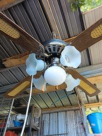 lampadario ventilatore vintage 