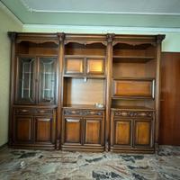 Mobile soggiorno in legno massello stile classico