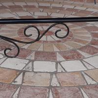 Lampada da parete in ferro battuto (da esterno)