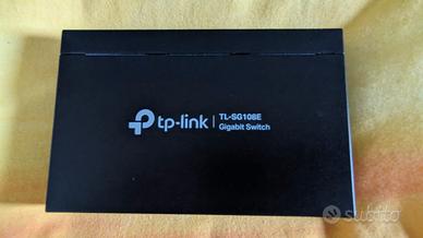 TP-Link TL-SG108E Switch, 8 Porte Gigabit + Cavi