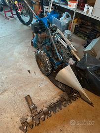 Bcs reversibile con fresa e falce